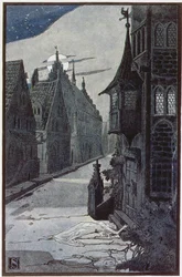 The Plague of Guebwiller in 1348, from The Legends of Alsace by Georges Spetz, 1905